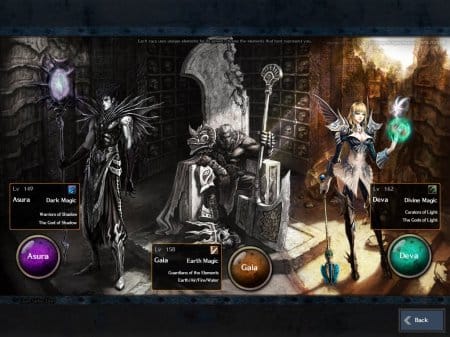 Гайя, Девы и Асура — расы в онлайн игре Rappelz Online